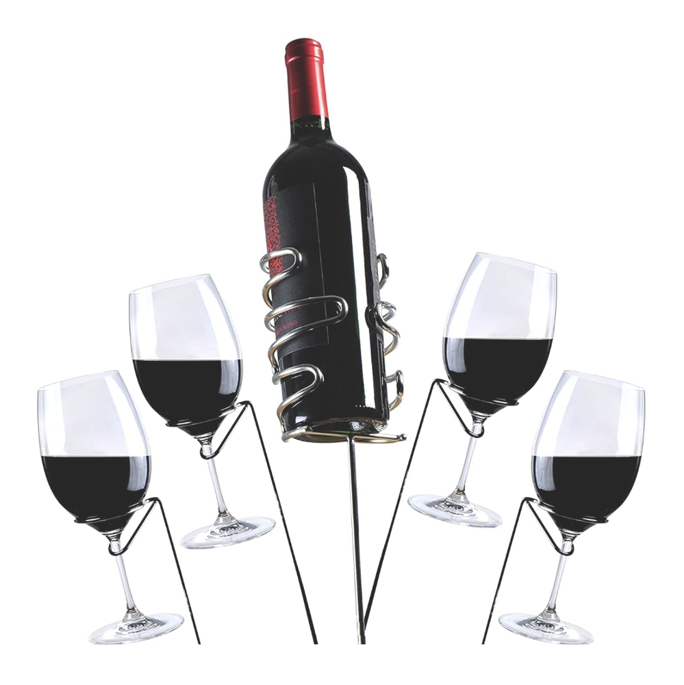 4/$20! Yohino Stainless Steel Wine Stakes -  New!